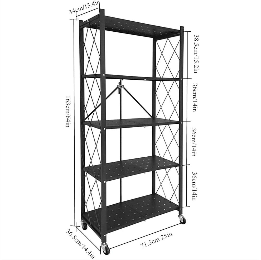 Storage rack folded compact for storage Doha