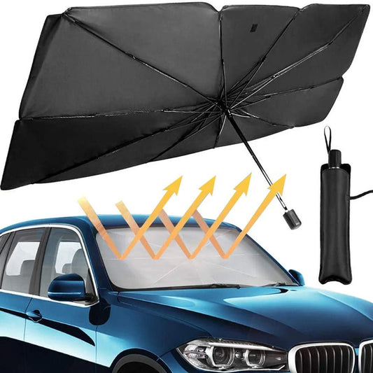 Brella Shield umbrella sunshade folded compact