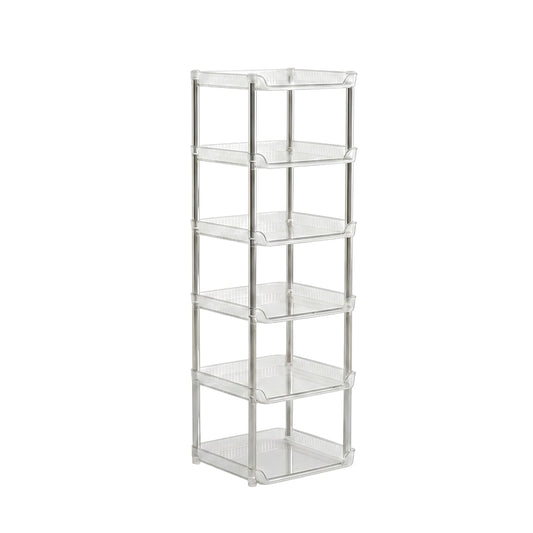 Modern 6-Tier Metal Storage Shelf – Multi-Level Display Rack for Home & Office product image 2