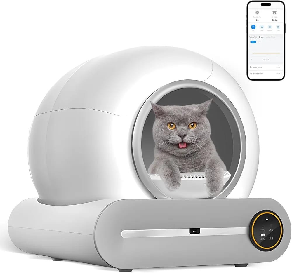 Smart Automatic Cat Litter Box with APP Remote Control | Self-Cleaning Multi-Cat Litter Box product image 7