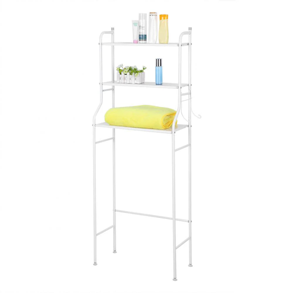 3 Layer Space Saving Metal Toilet Storage Rack | Over Toilet Bathroom Organizer Shelf | Qatar product image 3