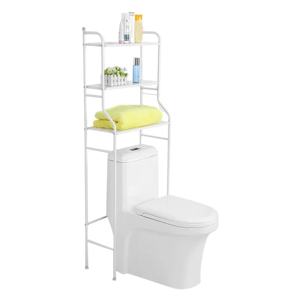 3 Layer Space Saving Metal Toilet Storage Rack | Over Toilet Bathroom Organizer Shelf | Qatar product image 4