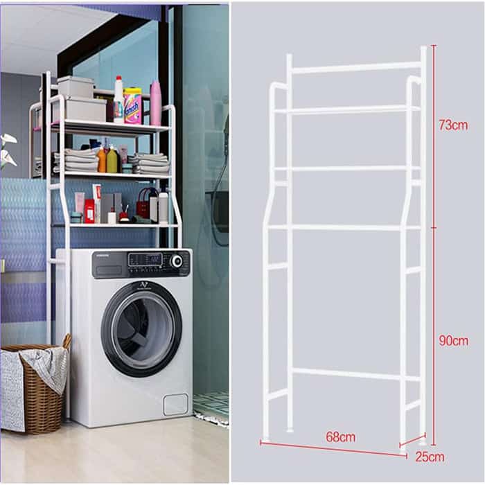 4-Tier Over Washing Machine Storage Rack – Space Saving Bathroom & Laundry Organizer Shelf product image 6