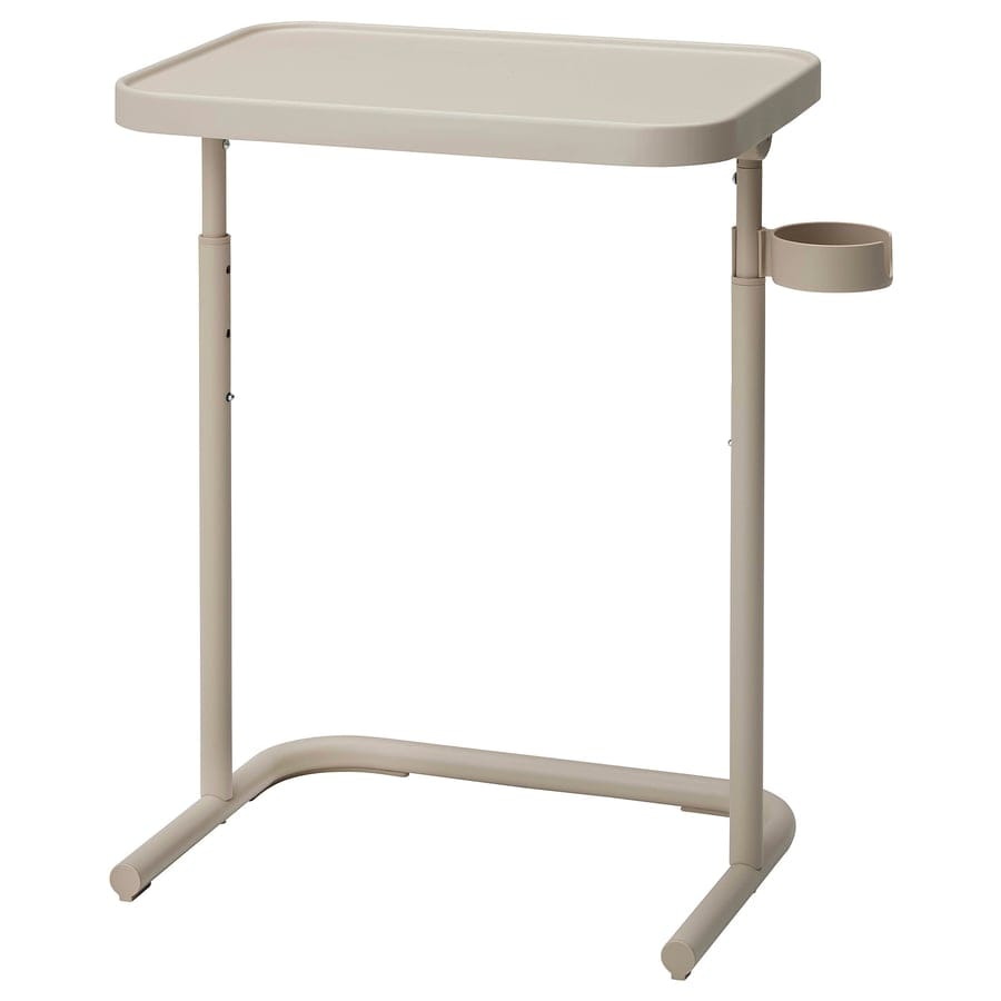 Adjustable C-Shaped Side Table with Cup Holder | Portable Sofa & Bed Laptop Desk | Modern Snack Table product image 6
