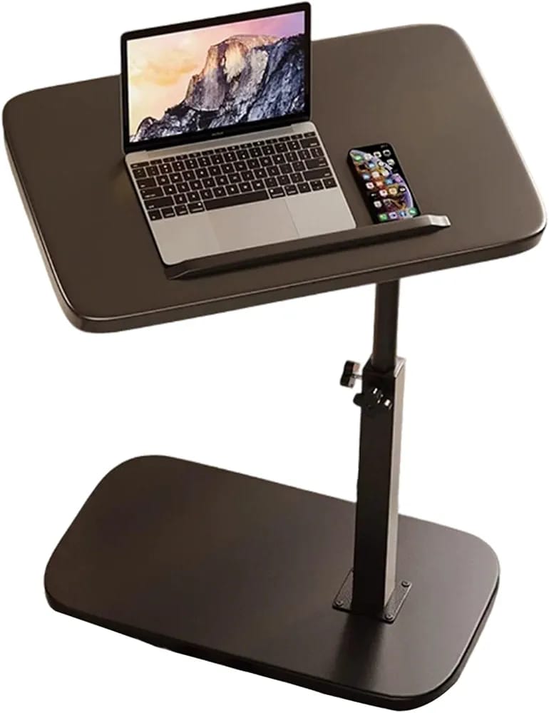 Adjustable Mobile Laptop Side Table | Height Adjustable Bedside Desk for Sofa, Bed & Home Office product image