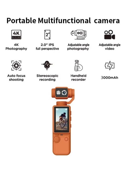 Vlogging camera dimensions and design diagram
