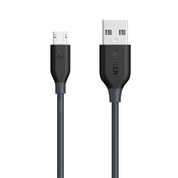 Anker PowerLine USB-A to Micro USB Cable 3ft (0.9m) – A8132H12 product image