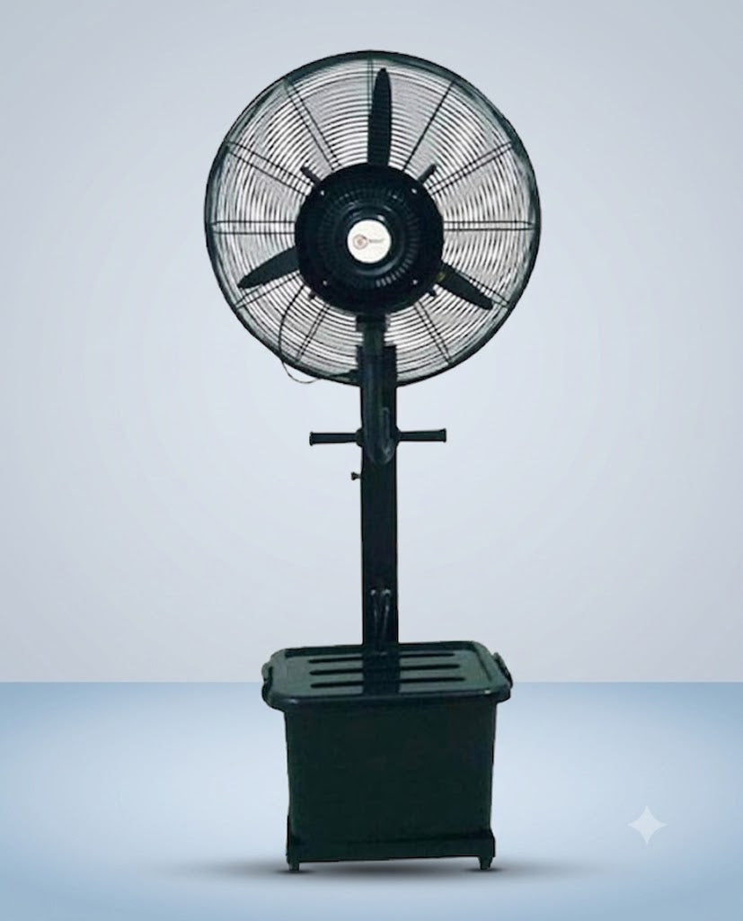 Belaco 26 Inch Outdoor Mist Fan B26CF03 – Adjustable Water Flow Cooling Fan with 41L Tank product image 4