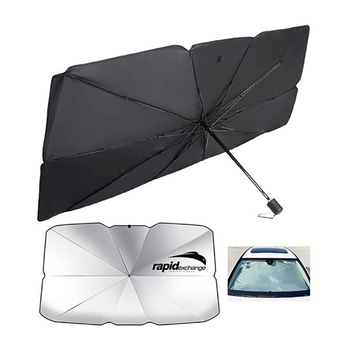 Brella Shield car windshield sun shade umbrella
