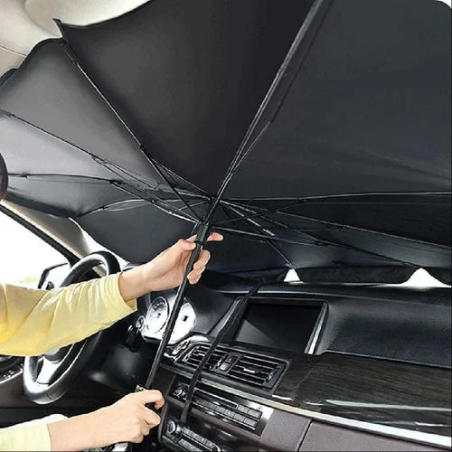 Brella Shield car windshield sun shade umbrella