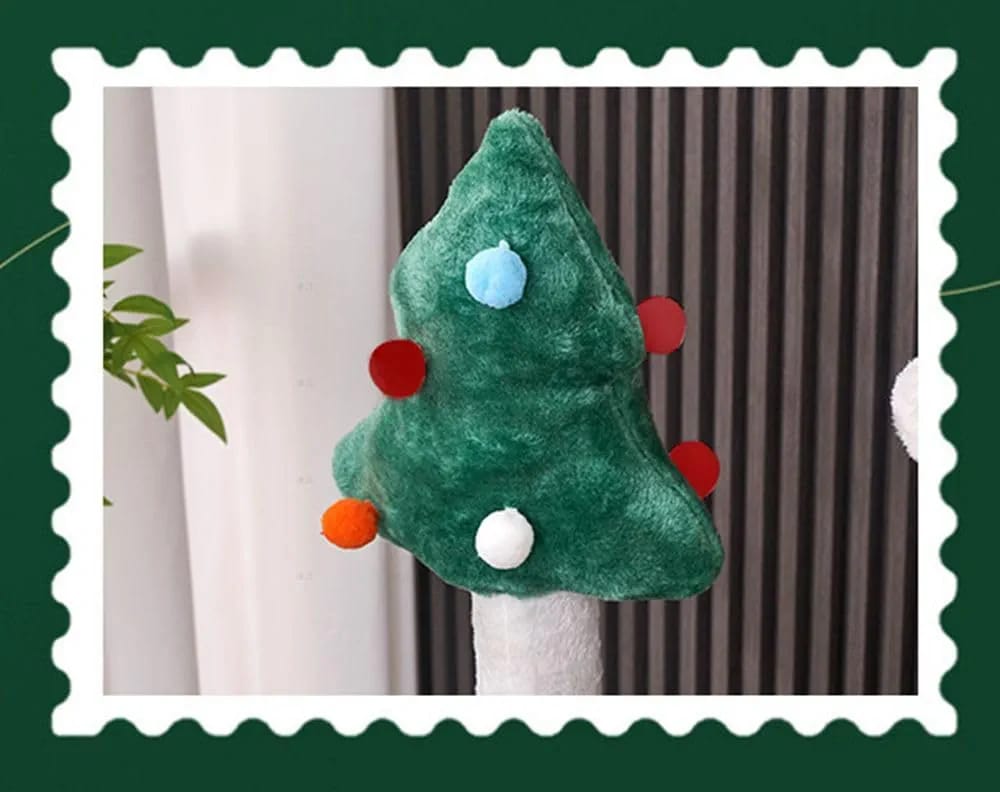 Christmas Cat Tree Tower with Cat Condo, Scratching Posts & Resting Platforms – 110cm product image