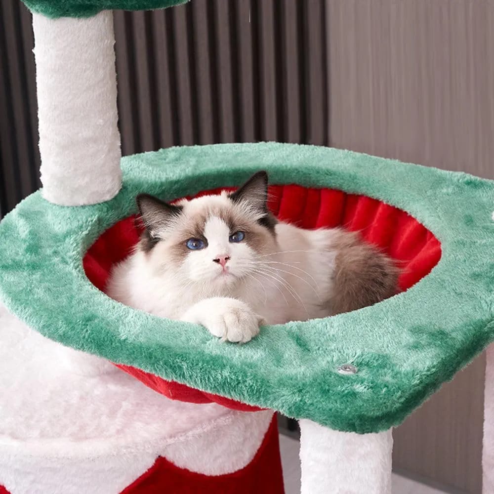Cat tree hammock resting platform close-up 110cm