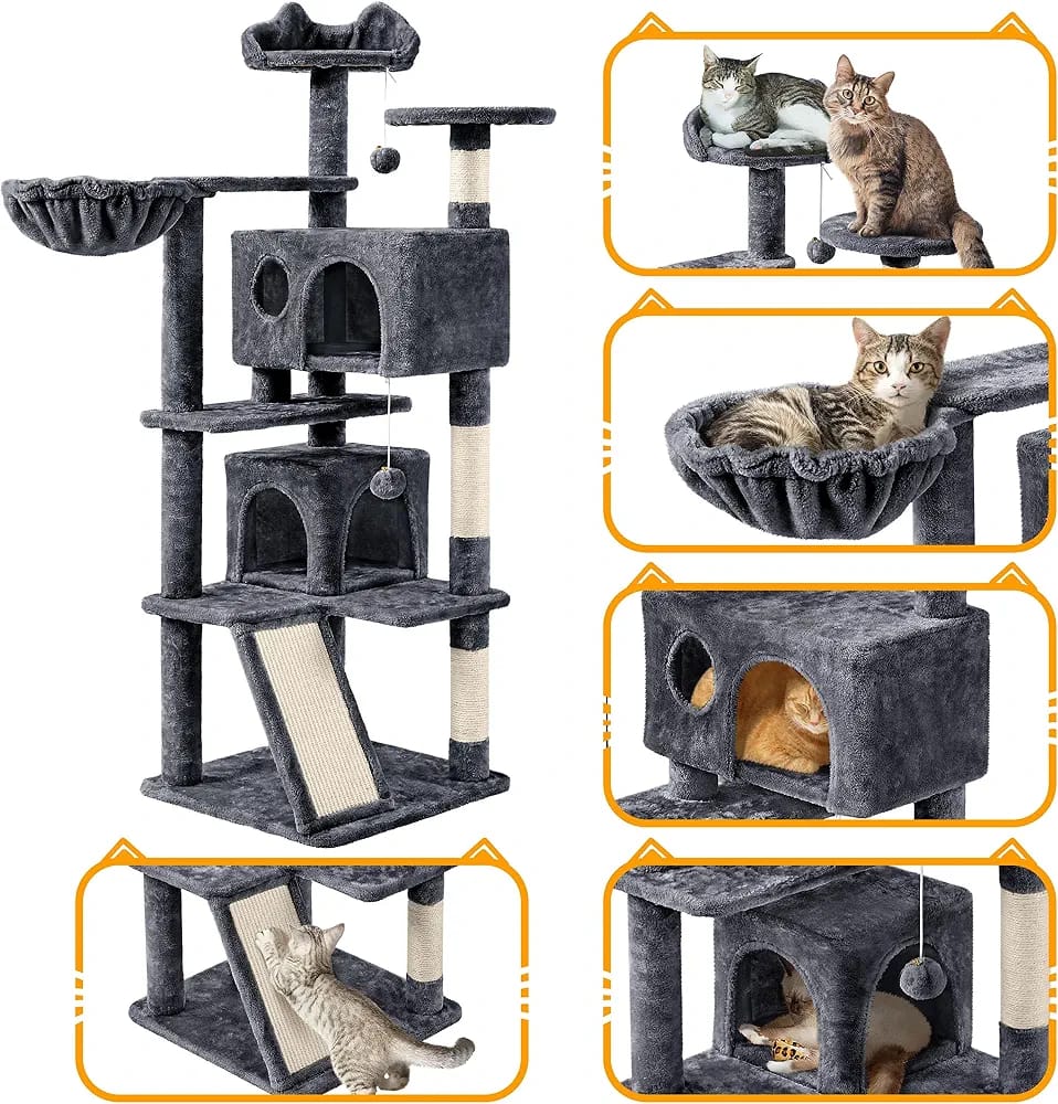 Cat tree ramp and climbing access detail