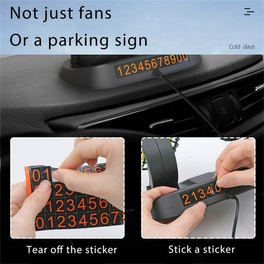 Double-Headed Vehicle Fan 12V – 360° Rotating Dual-Speed Car Cooling Fan product image 2