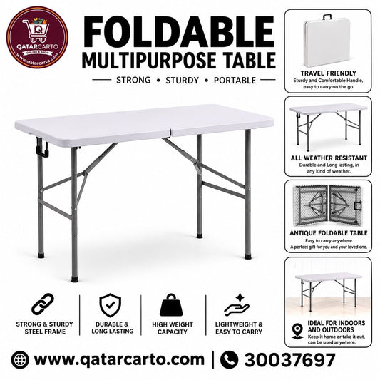 Folding Multipurpose Table – Portable Table for Indoor & Outdoor Use product image