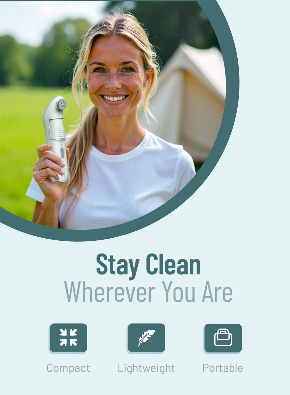 Green Lion Bidet Pro – Portable Electric Bidet Sprayer | Rechargeable Travel Bidet, IPX6 Waterproof product image 6