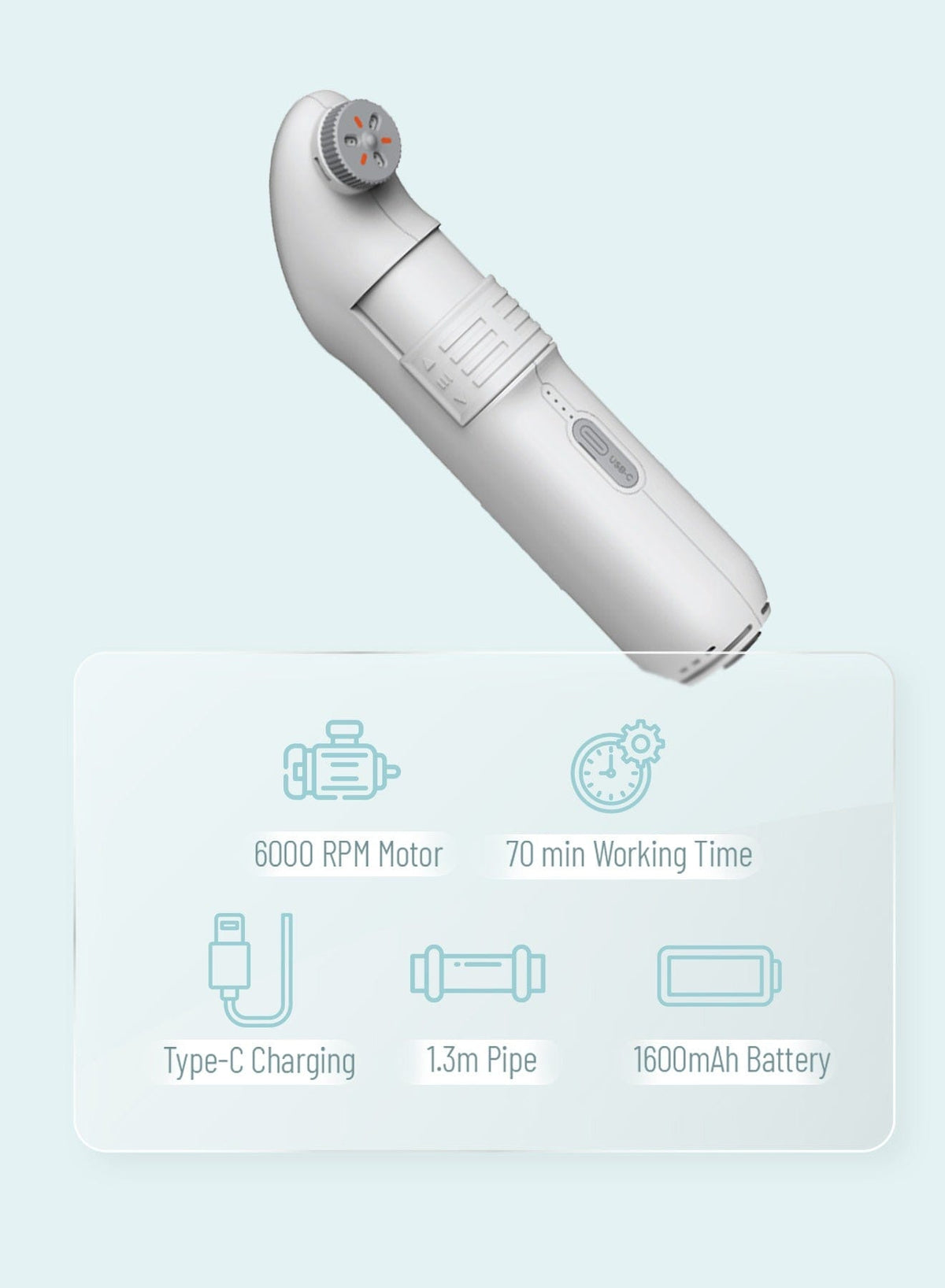 Green Lion Bidet Pro – Portable Electric Bidet Sprayer | Rechargeable Travel Bidet, IPX6 Waterproof product image 7