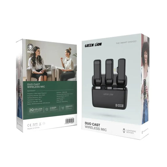 Green Lion Duo Cast Wireless Microphone for Lightning Devices product image