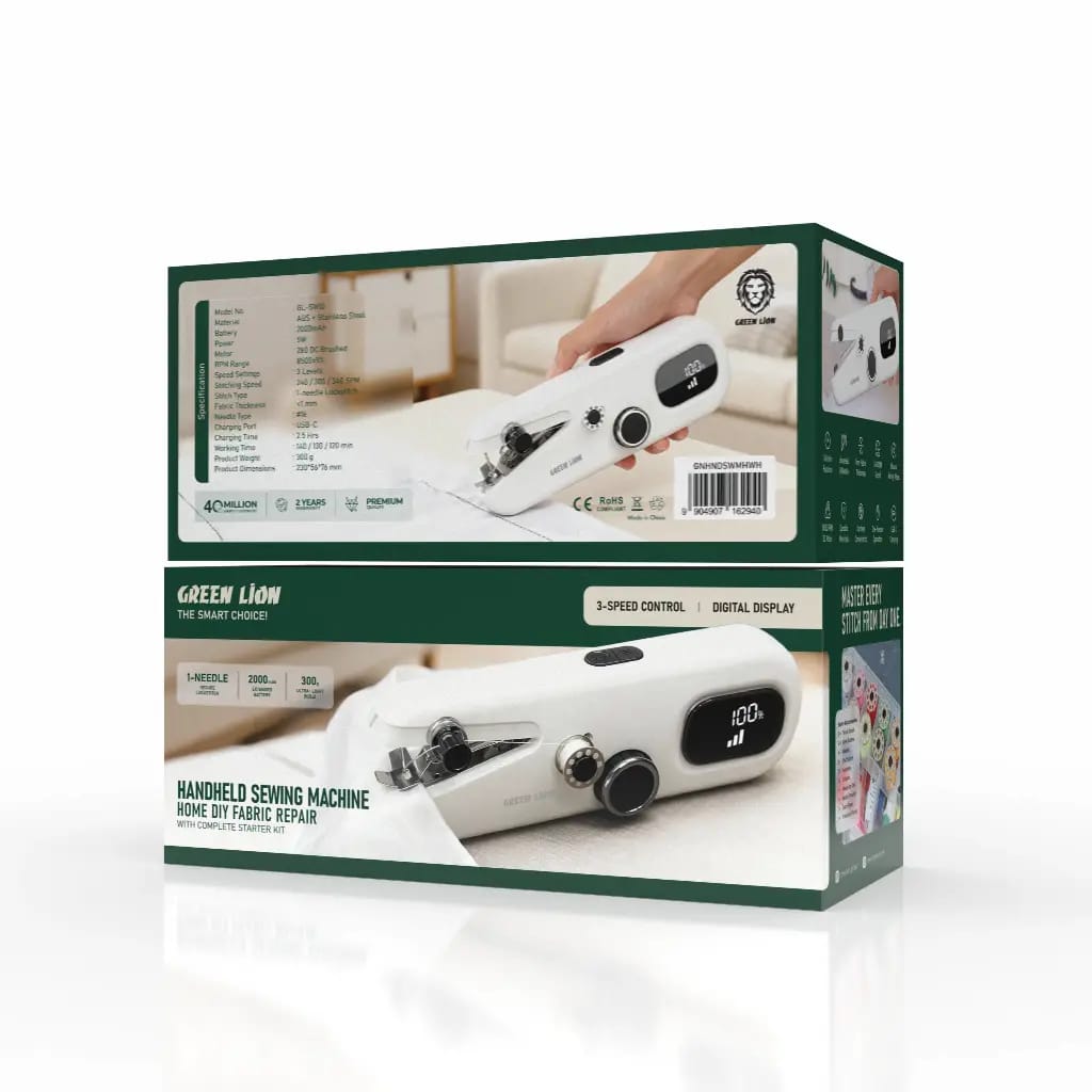 Green Lion Handheld Sewing Machine product image