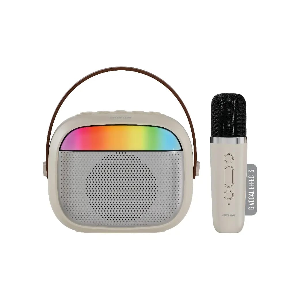 Green Lion mini karaoke speaker with wireless microphone Qatar