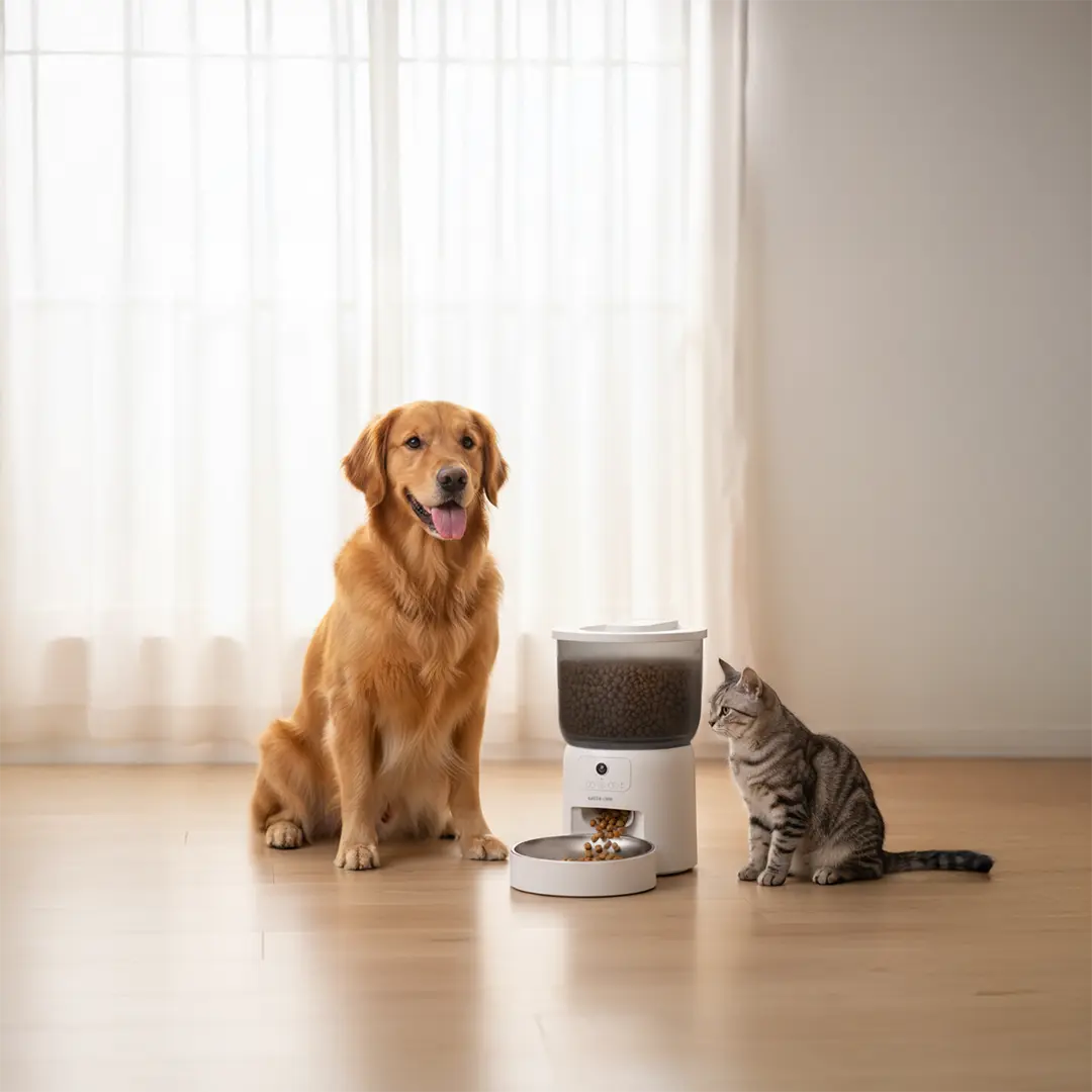 Green Lion smart pet feeder 3L tank stainless steel bowl