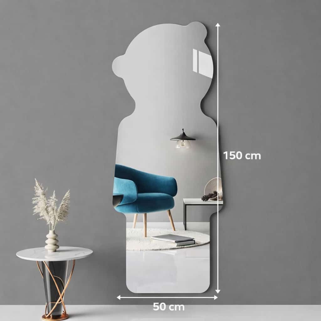 HD Self-Adhesive Acrylic Mirror Wall Tiles | Shatterproof Peel & Stick DIY Non-Glass Mirror Sheets for Bedroom, Living Room, Bathroom & Home Decor product image 10
