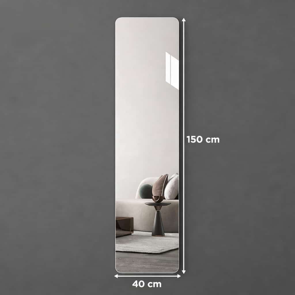 HD Self-Adhesive Acrylic Mirror Wall Tiles | Shatterproof Peel & Stick DIY Non-Glass Mirror Sheets for Bedroom, Living Room, Bathroom & Home Decor product image 2