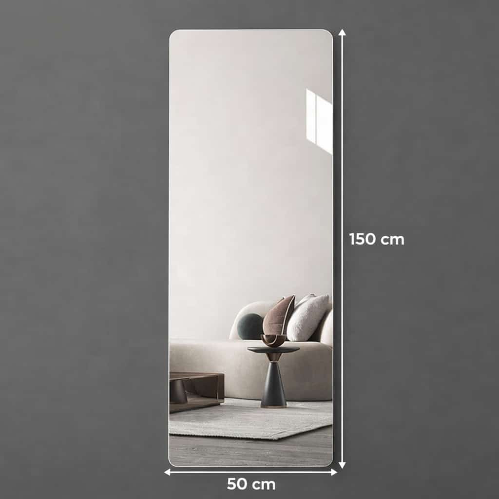 HD Self-Adhesive Acrylic Mirror Wall Tiles | Shatterproof Peel & Stick DIY Non-Glass Mirror Sheets for Bedroom, Living Room, Bathroom & Home Decor product image 9