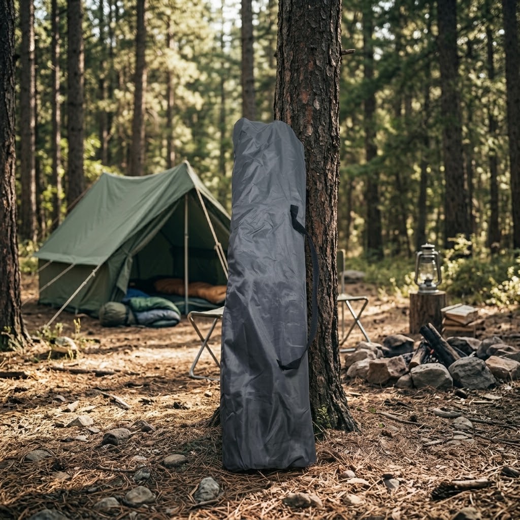 Heavy duty folding camping cot for outdoor sleeping and guests in Qatar
