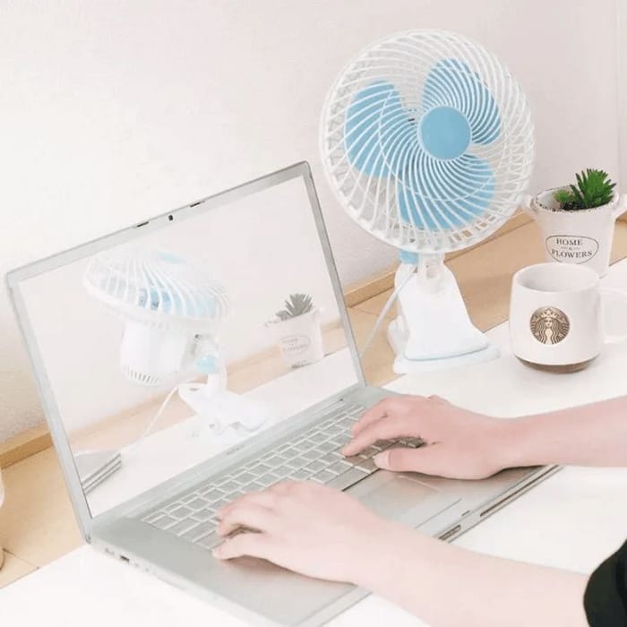 JIHAM 8-Inch Table & Clip Fan – Portable Silent Cooling Fan product image 3