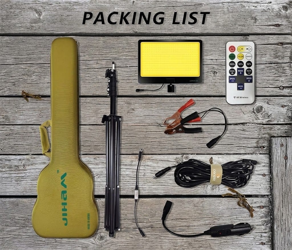 Jiham multifunctional LED light ED-32219 kit with accessories