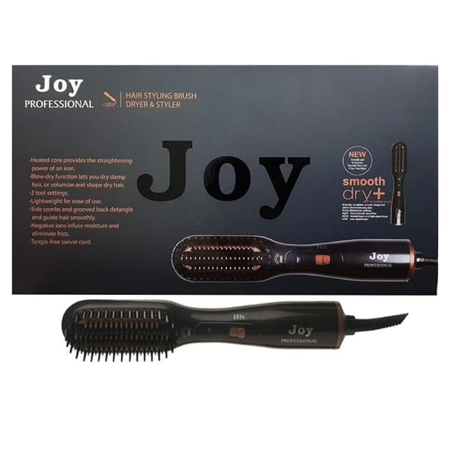 Joy 3-in-1 Professional Hair Styling Brush – Straighten, Curl & Volumize Hot Air Styler product image