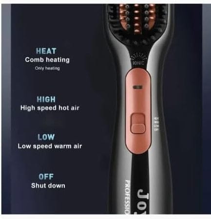 Joy 3-in-1 Professional Hair Styling Brush – Straighten, Curl & Volumize Hot Air Styler product image 5