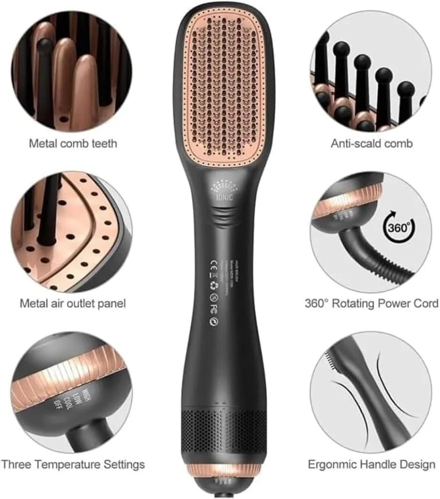Joy Professional 2 in 1 Hair Styling Brush Unique Hair Dryer and Styler product image 2
