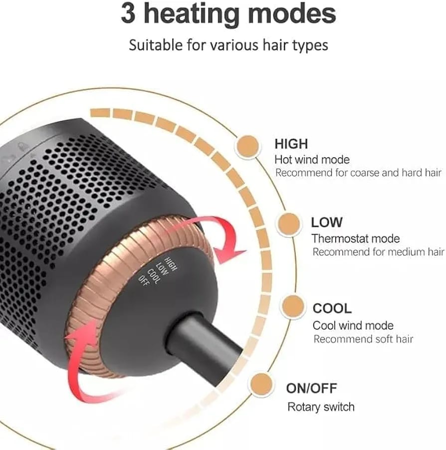 Joy Professional 2 in 1 Hair Styling Brush Unique Hair Dryer and Styler product image 7