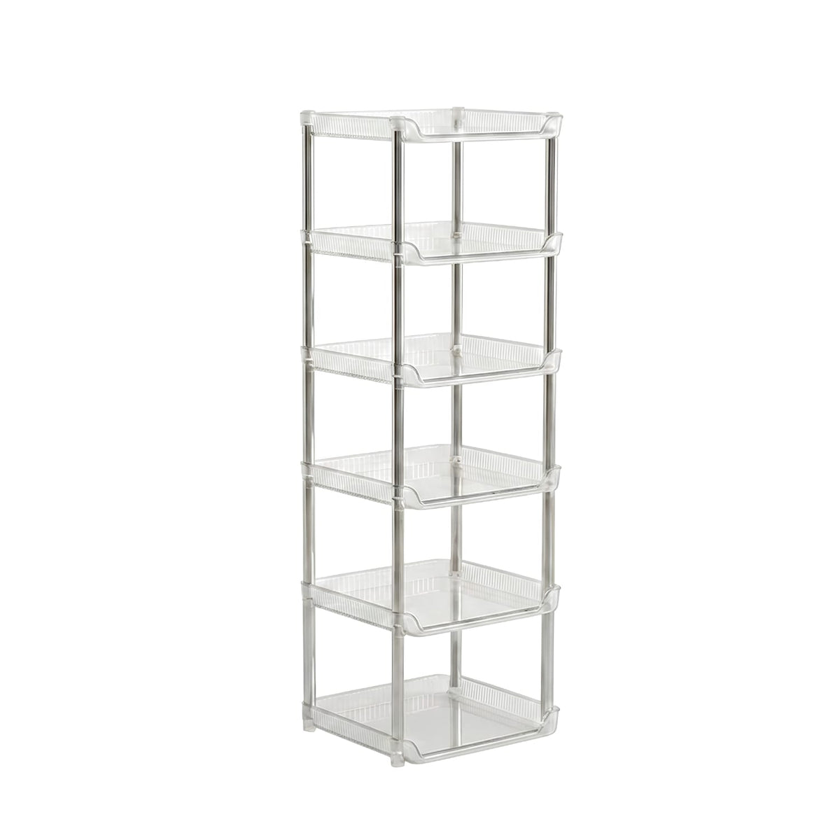 Modern 6-Tier Metal Storage Shelf – Multi-Level Display Rack for Home & Office product image 2