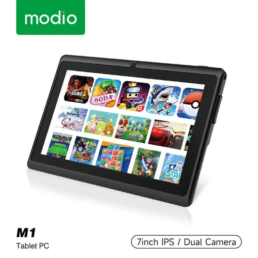 Modio M1 7-Inch Android Tablet PC with WiFi – HD Display, Dual Camera & Long Battery Life product image