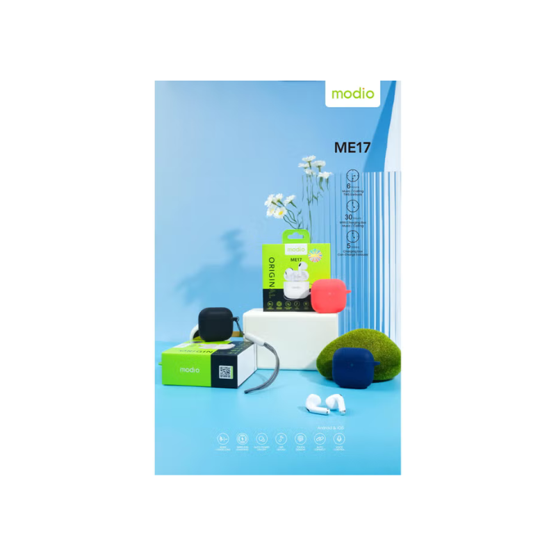 Modio ME17 Bluetooth Earbuds product image