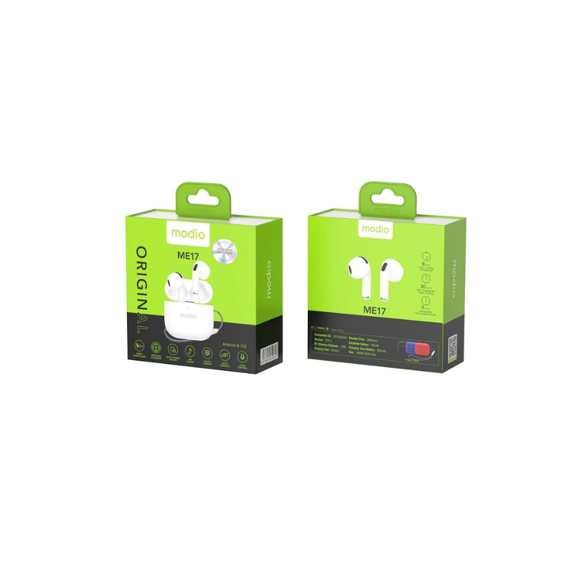 Modio ME17 Bluetooth Earbuds product image