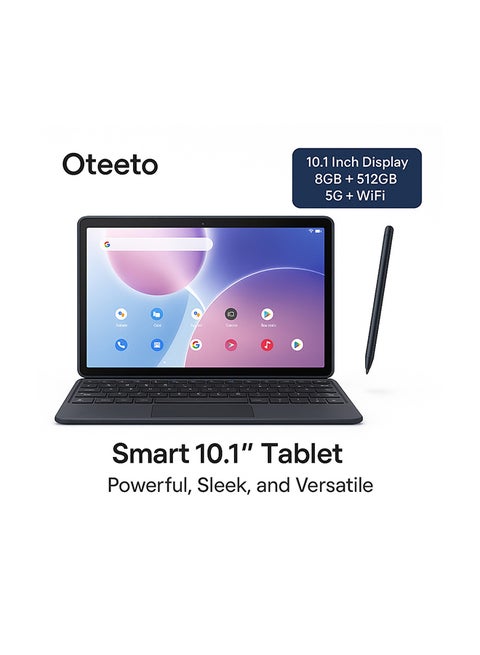 Oteeto Tab 14 Pro Stylus 10.1" Android Tablet – 8GB RAM, 256GB Storage, Stylus Pen, Dual SIM product image 6
