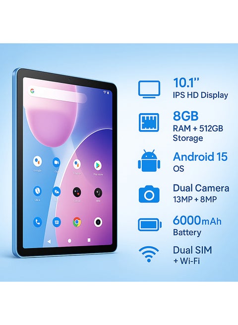Oteeto Tab 14 Pro Stylus 10.1" Android Tablet – 8GB RAM, 256GB Storage, Stylus Pen, Dual SIM product image 8