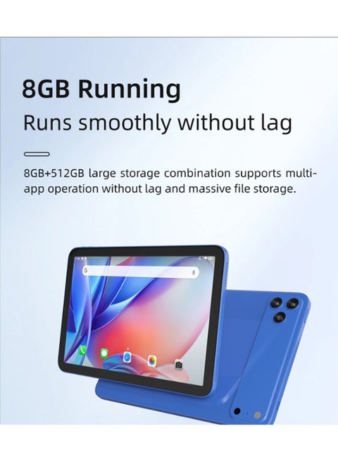 Oteeto Tab 20 10.1" Android Tablet – 12GB RAM, 512GB Storage, Dual SIM, 10000mAh Battery product image 4