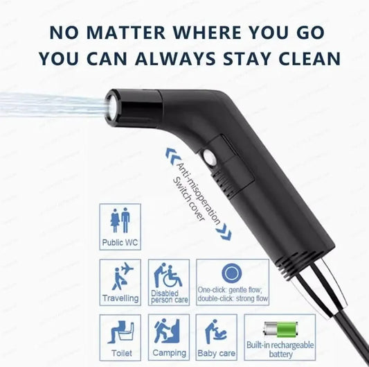 Portable Bidet Sprayer with 2.3L Water Container – All-in-One Travel Bidet Set, Filtered Hose, Easy Carry Handle product image 2