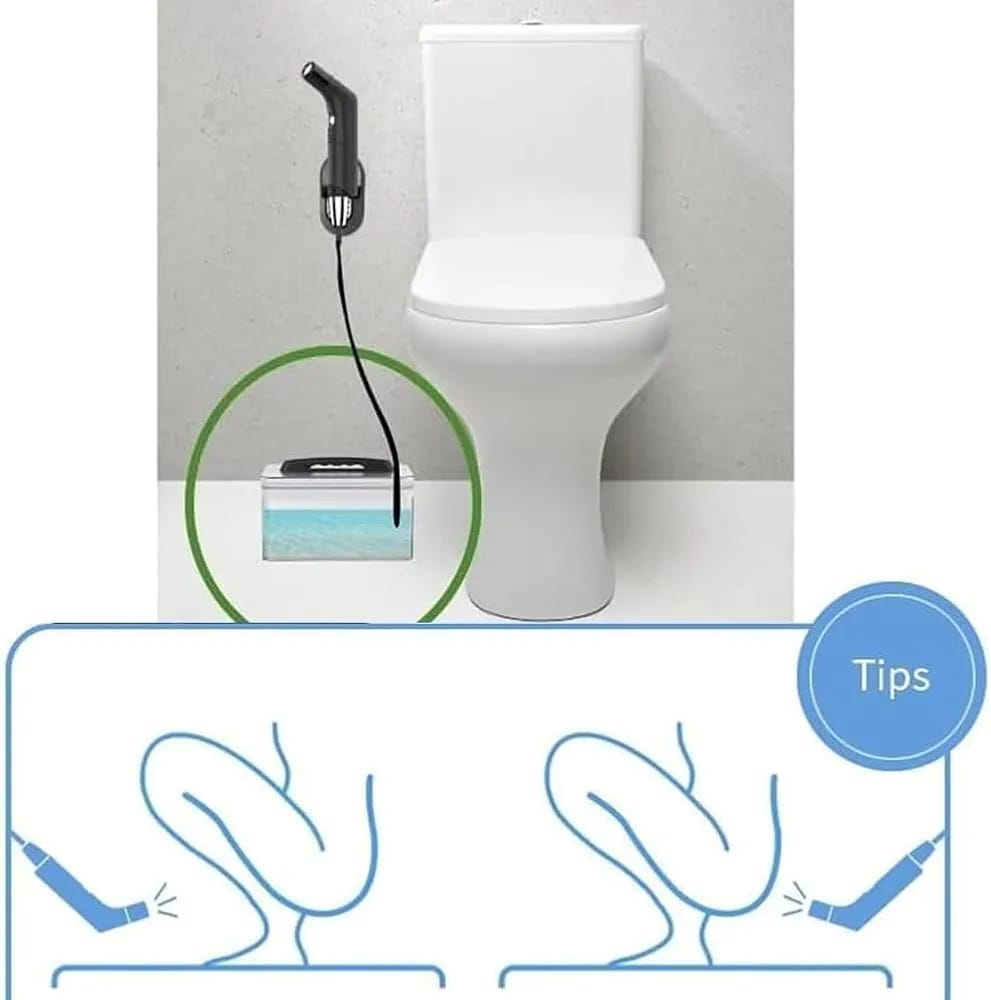 Portable Bidet Sprayer with 2.3L Water Container – All-in-One Travel Bidet Set, Filtered Hose, Easy Carry Handle product image 4
