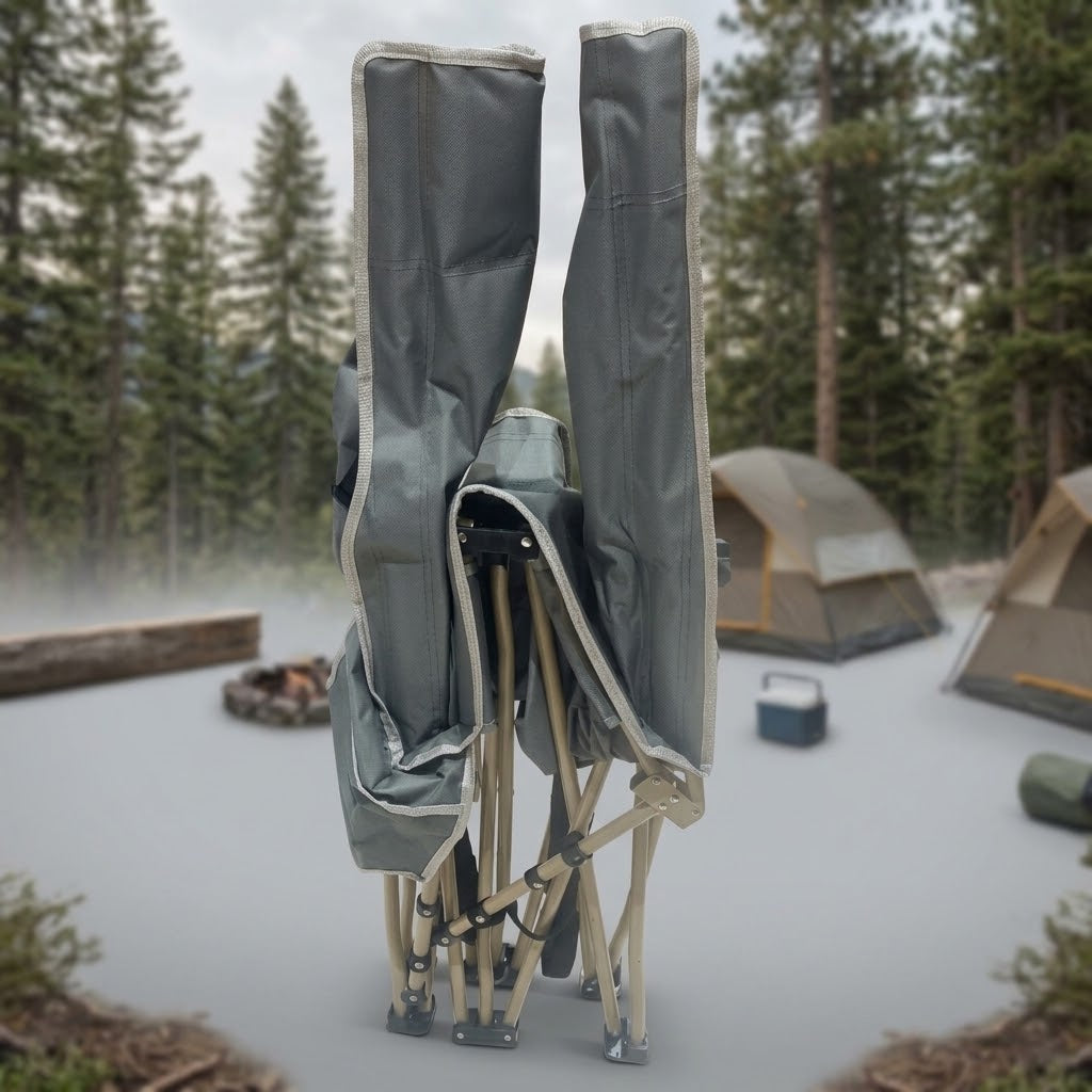 Portable camping bed with adjustable legs from Qatigo Qatar