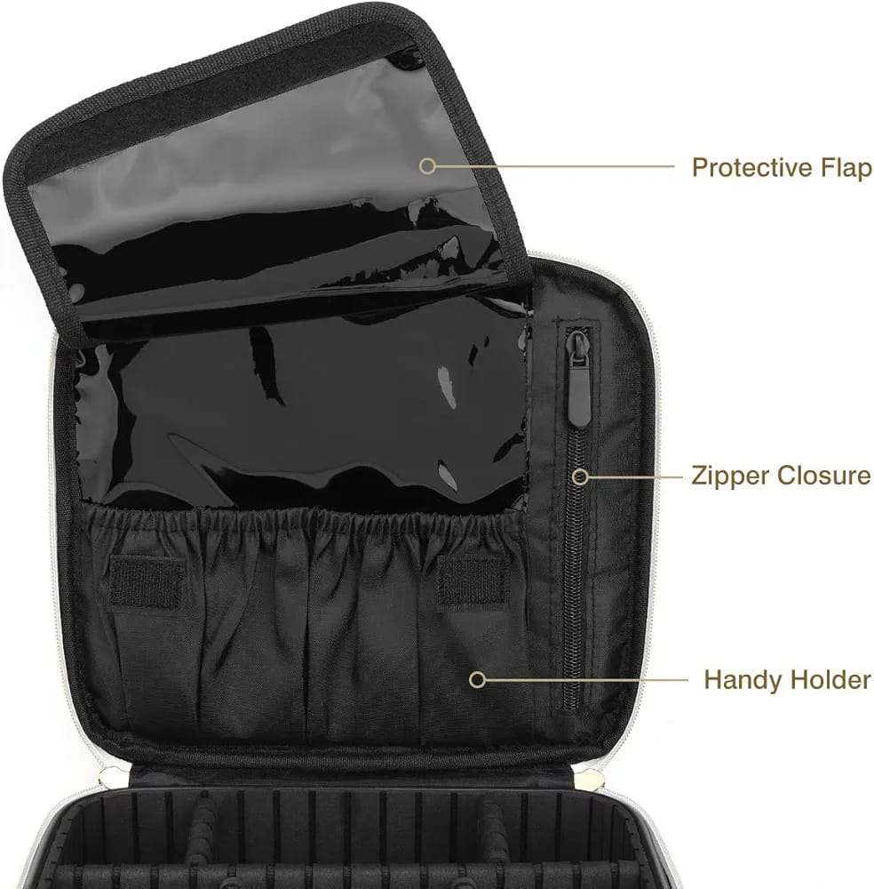 Professional Makeup Organizer Case  with Adjustable Compartments product image