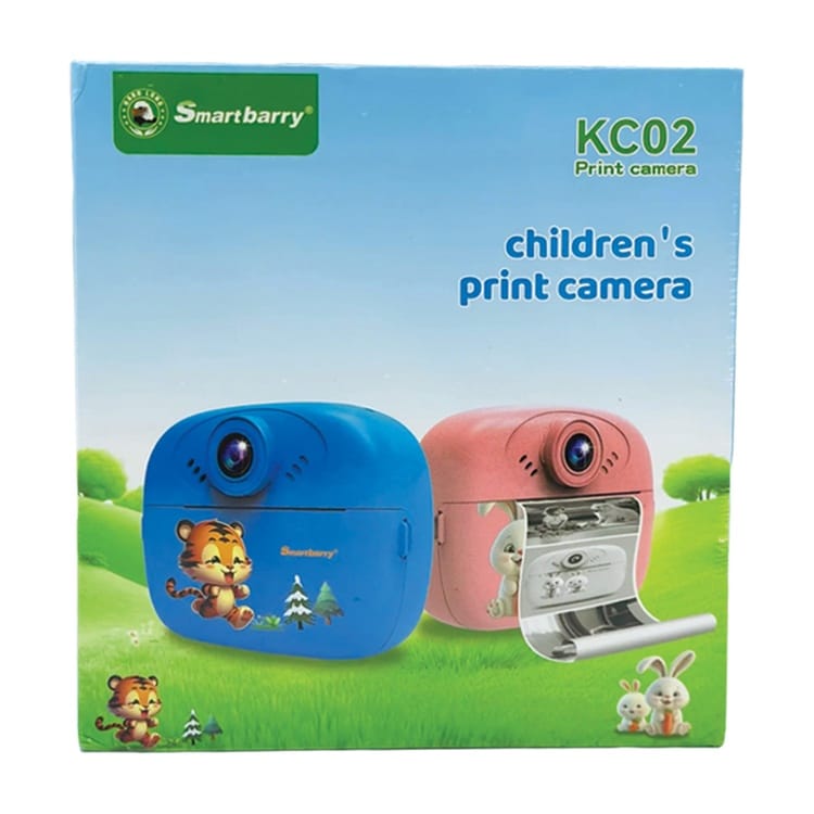 Smartberry KC02 Children's Instant Print Camera – HD Digital Camera with Thermal Printing, Selfie, Video Recording & Rechargeable Battery for Kids product image
