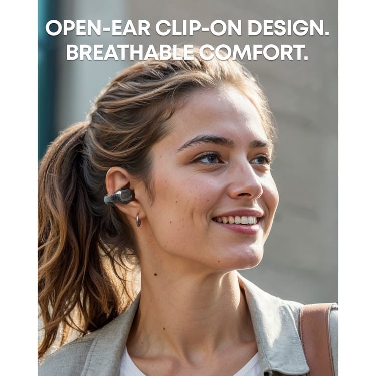 Soundcore C40i Open-Ear Wireless Bluetooth Earbuds with AI Clear Calls, Secure Clip-On Fit & Long Battery Life product image 5