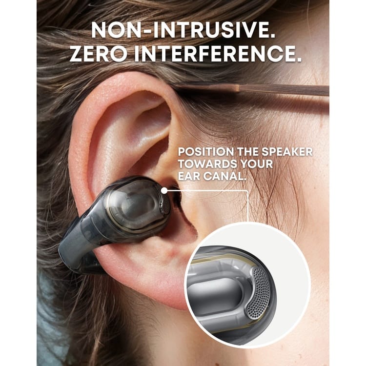 Soundcore C40i Open-Ear Wireless Bluetooth Earbuds with AI Clear Calls, Secure Clip-On Fit & Long Battery Life product image 6