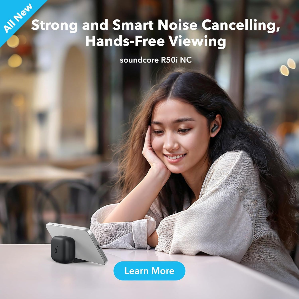 Soundcore R50i NC True Wireless Earbuds with Active Noise Cancellation, 45H Playtime & Bluetooth 5.4 product image 3